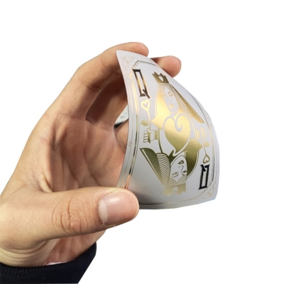 Plastic Bronzing Playing Cards